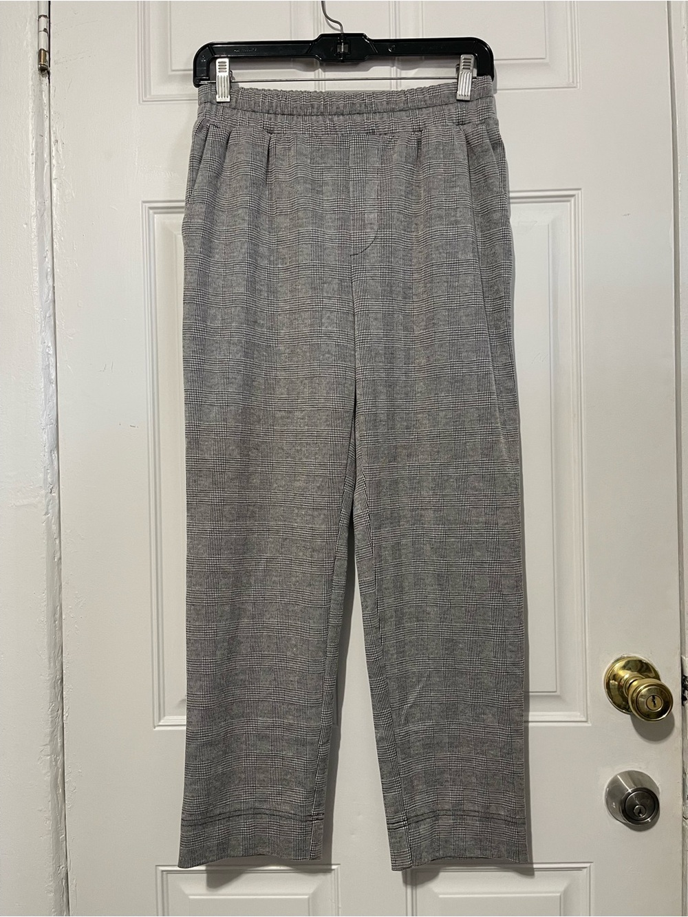 A New Day Glen Plaid GreyTrousers Size S